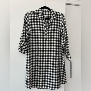 JJill checked shirt dress